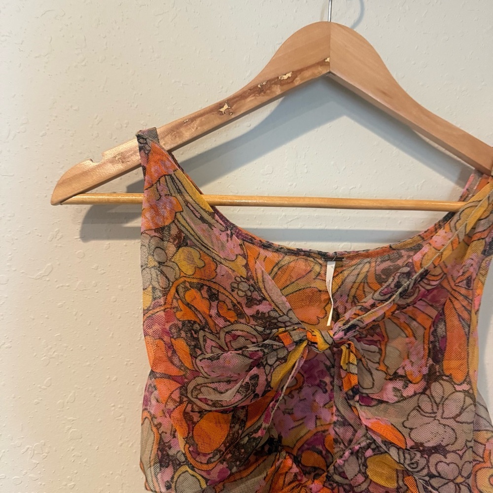 Free People Tell Me More Reversible Mesh Tank Top - Picture 4 of 7